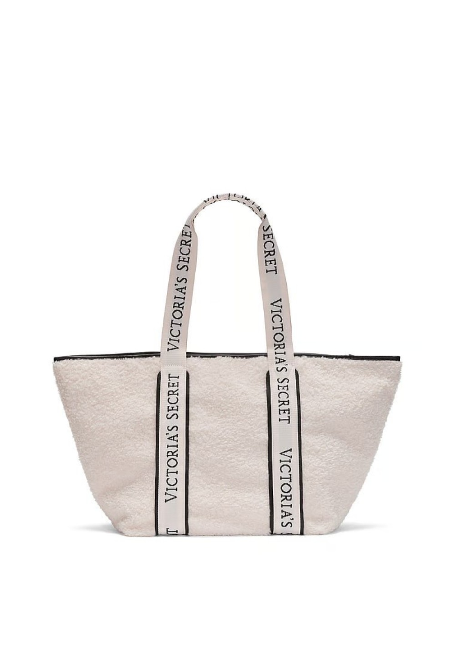 Сумка Victoria Secret Cozy Plush Tote Bags White