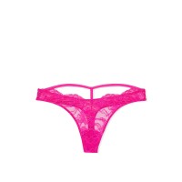 Трусики Victoria’s Secret Smooth Lace Shine Strap Thong Panty 