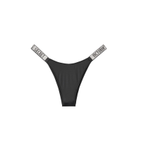 Трусики Victoria's Secret Shine Strap Brazilian Panty Black