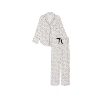 Фланелева піжама Вікторія Сікрет Flannel Long Pajama Set White