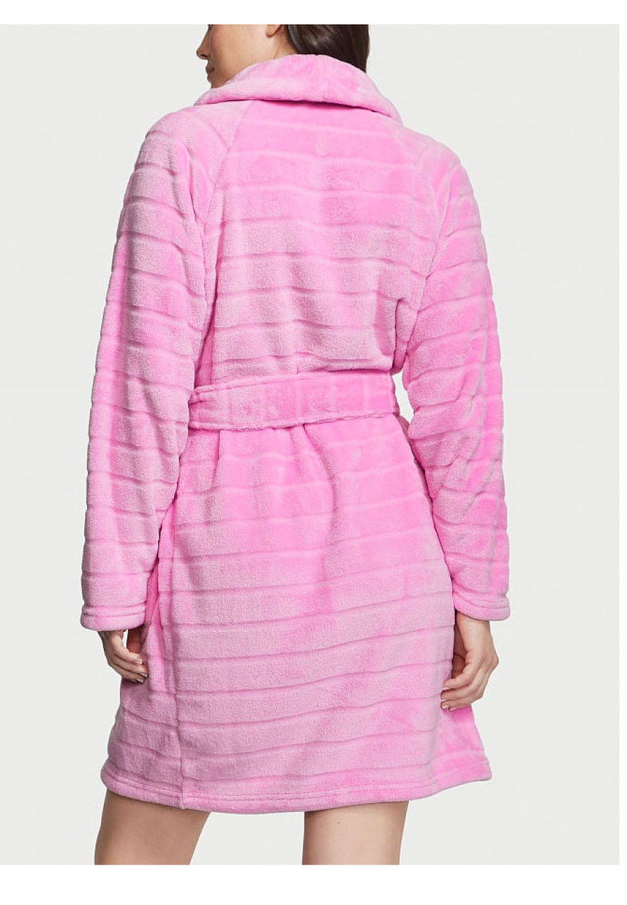Халат Victoria's Secret Short Cozy Robe Pink