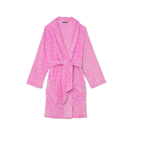 Халат Victoria’s Secret Short Cozy Robe Pink