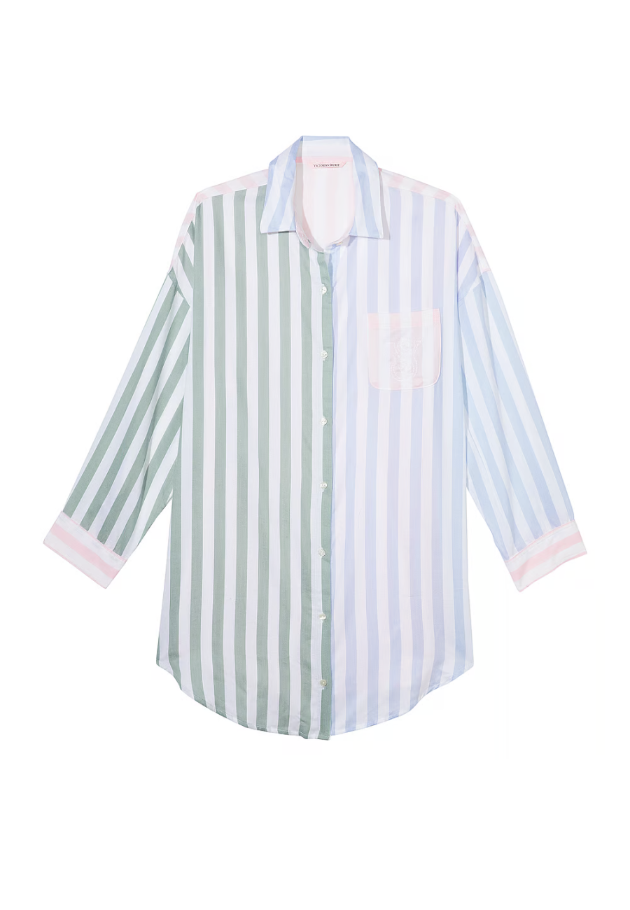 Сорочка для сну Modal-Cotton Sleepshirt Multicolor Stripes