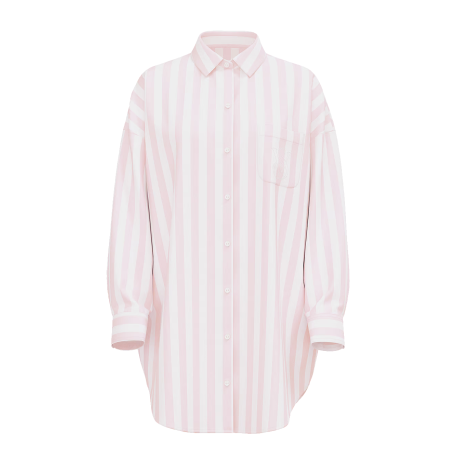 Сорочка для сну Modal-Cotton Sleepshirt Pretty Blossom Stripes