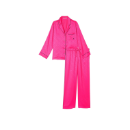 Сатиновая пижама Satin Long Pajama Set Forever Pink