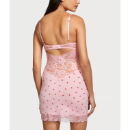 Пеньюар Modal & Lace Cupped Mini Slip Dress Purest Pink Lips