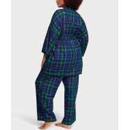 Пижама Flannel 3-Piece Long Pajama Set Plaid