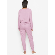 Пижама Glow Waffle Henley Jogger Set Lilac