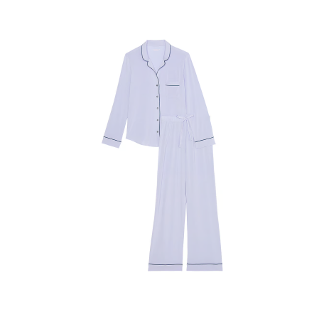 Піжама Modal Long Pajama Set Blue Crescent