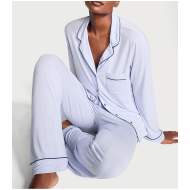 Піжама Modal Long Pajama Set Blue Crescent