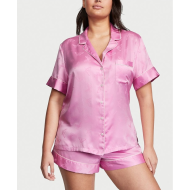 Пижама Satin Short Pajama Set Lilac Chiffon