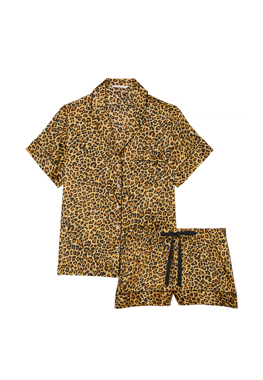 Пижама Satin Short Pajama Set New Glam Leo