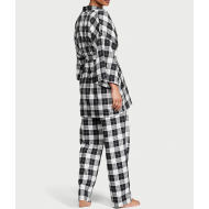 Пижама Flannel 3-Piece Long Pajama Set Plaid