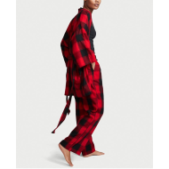 Піжама Flannel 3-Piece Long Pajama Set Black Plaid