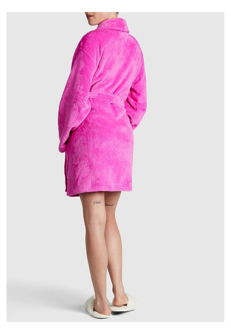 Халат Victoria’s Secret Short Cozy Robe Pink Berry