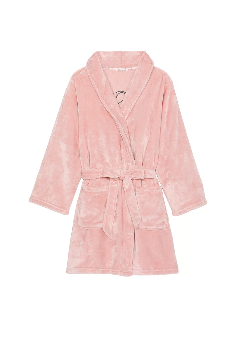 Халат Victoria’s Secret Short Cozy Robe Dusk Pink