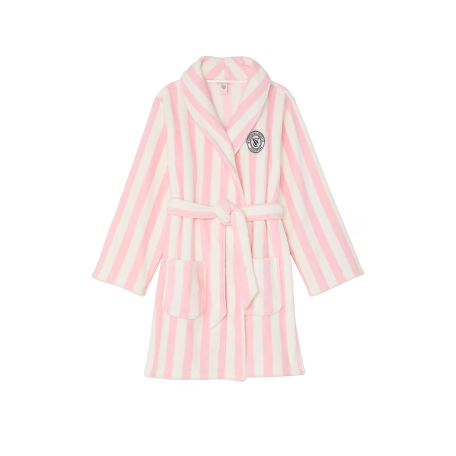 Халат Victoria’s Secret Short Cozy Robe Pretty Blossom Stripes