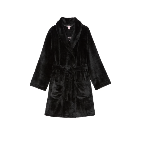 Халат Victoria’s Secret Short Cozy Robe Black