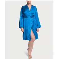 Халат Icon Satin Midi Robe Blue