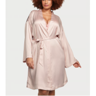 Халат Satin Midi Robe Pink Fizz