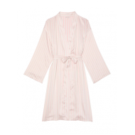 Халат Satin Midi Robe Iconic Stripe