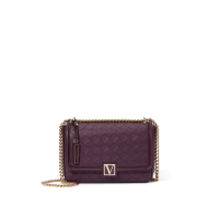 Сумка кросс-боди Medium Shoulder Bag Black Violet Woven