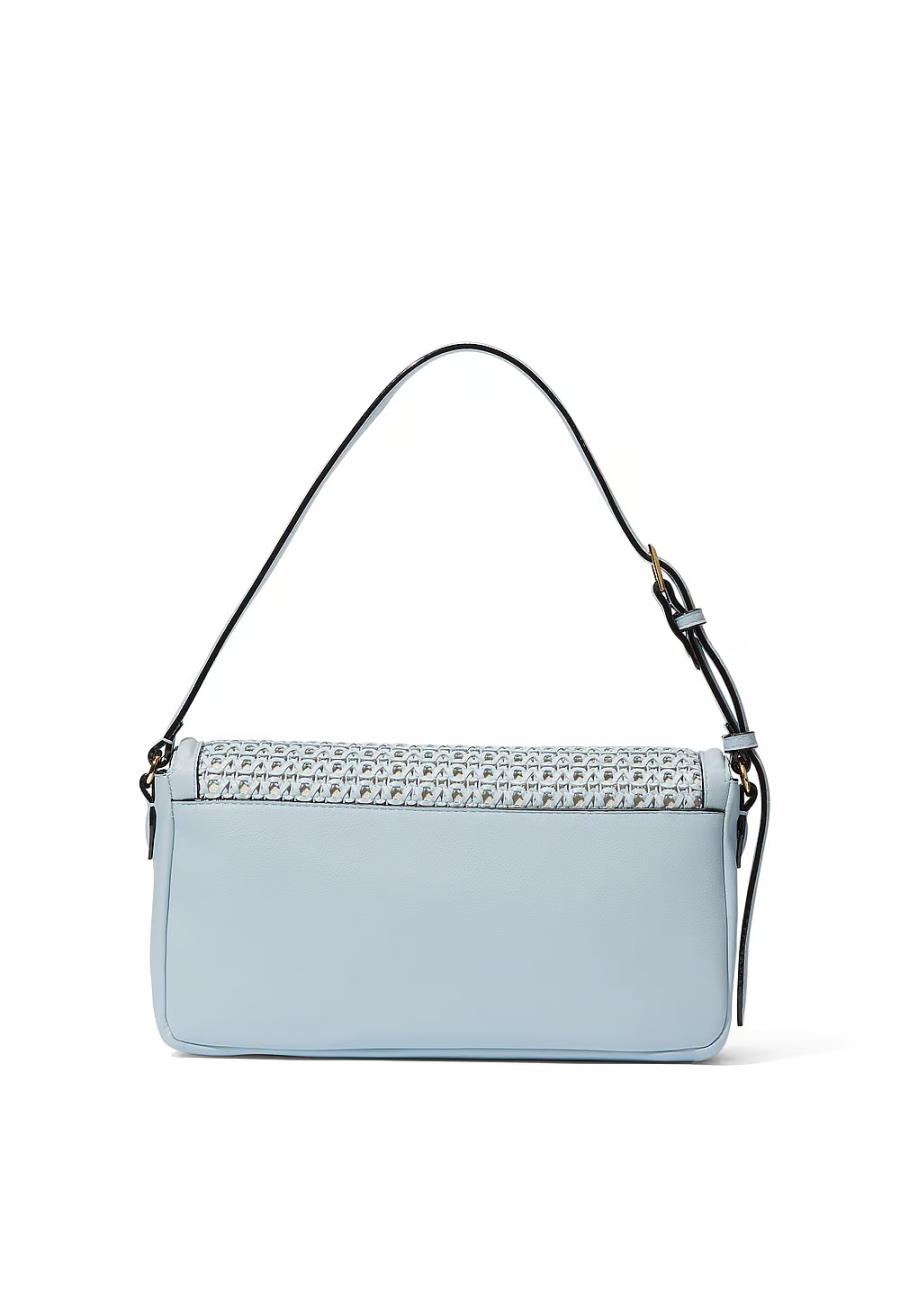 Сумка Baguette Shoulder Bag Blue Woven