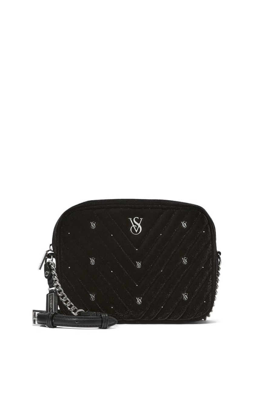 Сумка кросс-боди Crossbody Camera Bag Velvet Black