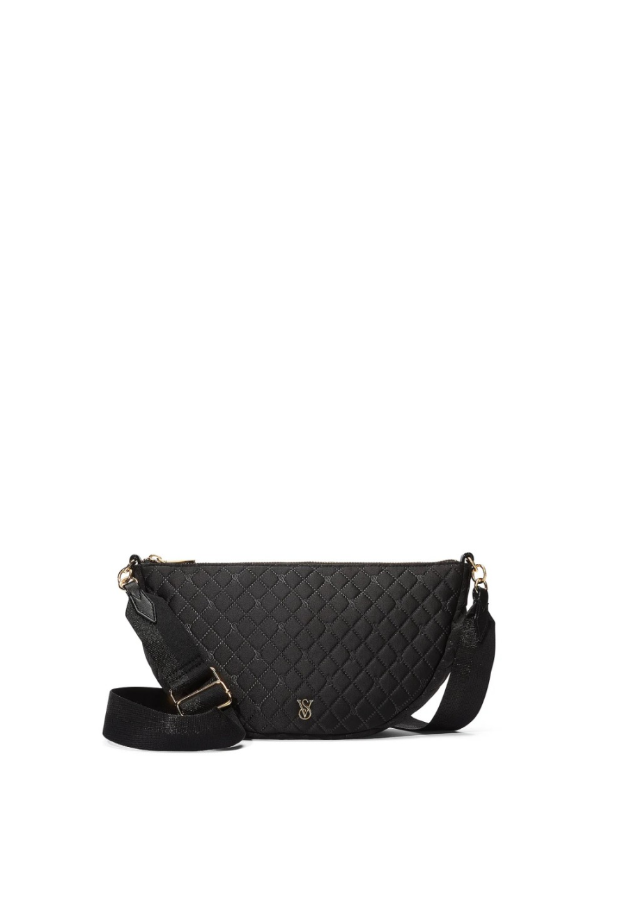 Сумка Sling Crossbody Bag Black Satin