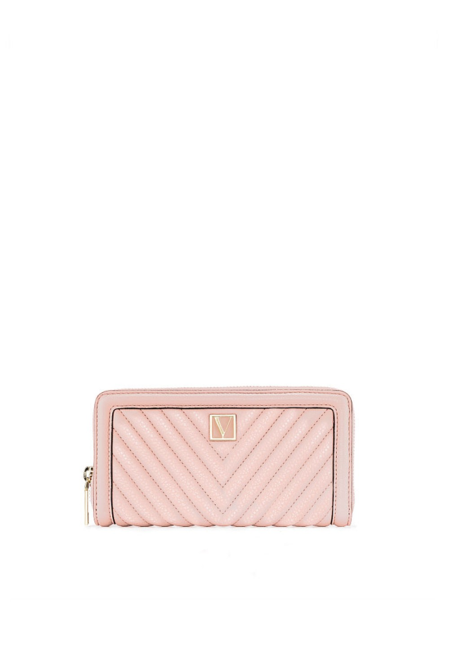 Кошелек The Victoria Wallet V-Quilt Pink