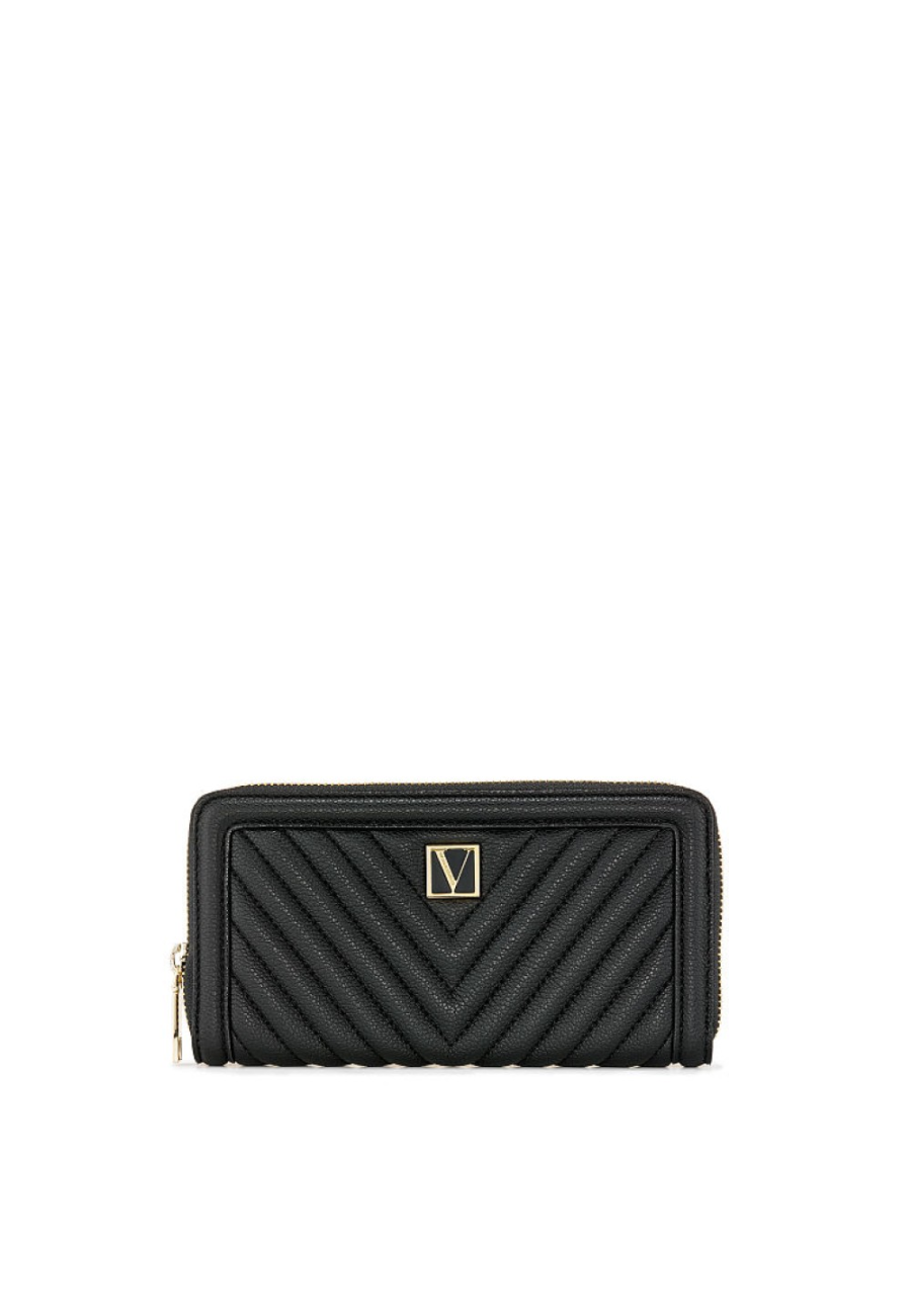 Кошелек The Victoria Wallet V-Quilt Black