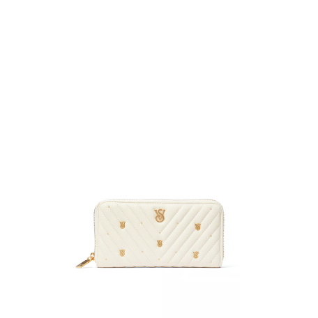 Кошелек Large Wallet with Zip Biscotti Stud