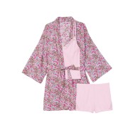 Піжама Victoria's Secret 3-piece Set Cotton Pink