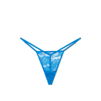 Трусики Shine Strap Lace V-String Panty Shocking Blue