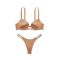 Комплект белья Very Sexy Shine Strap Push-Up Bra Set Toffee 