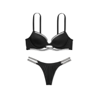 Комплект білизни Very Sexy Shine Strap Push-Up Bra Set Black