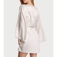 Сатиновий халат Bride Embellished Satin Short Robe