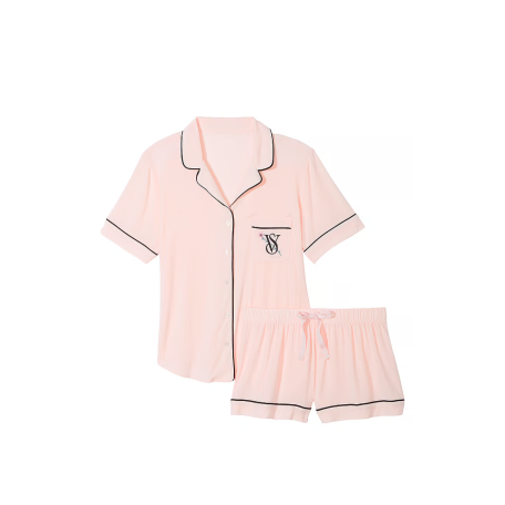 Пижама Модал Modal Short Pajama Set Pink