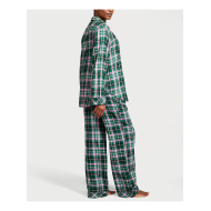 Піжама Flannel Long Pajama Set Green Pop