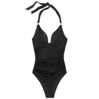 Купальник Victoria's Secret Swim Ruched Push-Up Black