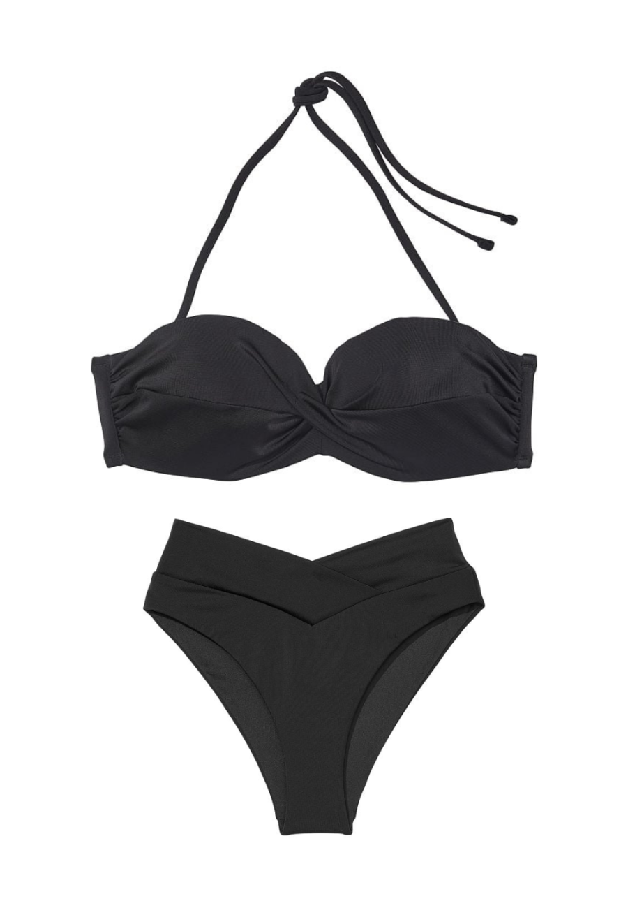 Купальник Mix-and-Match Twist Bandeau Bikini Black