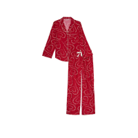Піжама Flannel Long Pajama Set Red