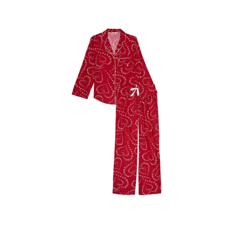 Піжама Flannel Long Pajama Set Red