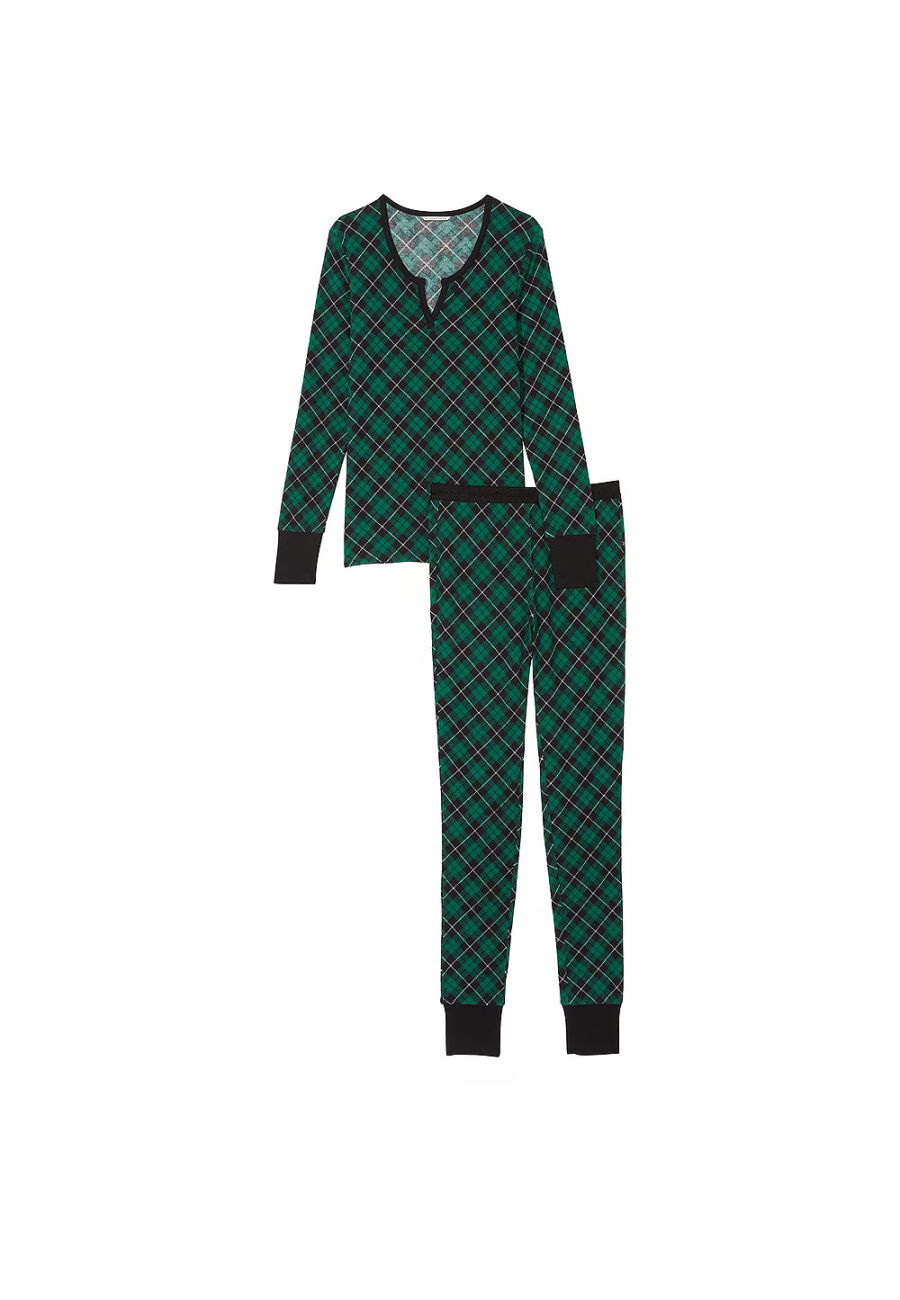 Термо - пижама Thermal Long Pajama Set Spruce Plaid