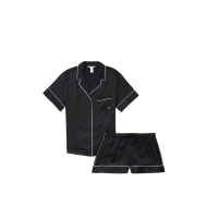 Піжама Satin Short Pajama Set Black