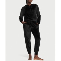 Велюровый костюм VS Velour Hoodie and Jogger Pure Black