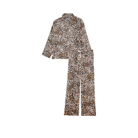 Сатинова піжама Victoria's Secret Satin Long Pajama Set Leo