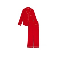 Пижама Модал Victoria's Secret Modal Long Pajama Set Lipstick