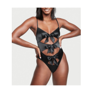 Боді Victoria's Secret Tied-with-a-Bow Teddy Black