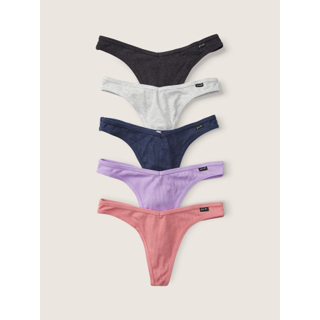 Набор трусиков Victoria’s Secret PINK 5-Pack Panties